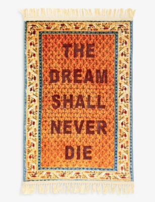 Seletti rug The Dream Shall Never Die 120x80cm - British product