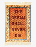 Seletti rug The Dream Shall Never Die 120x80cm - British product