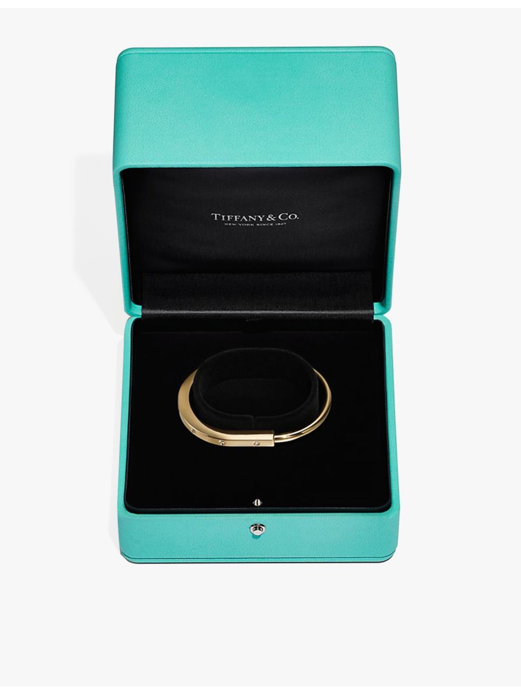Tiffany & Co. Lock bangle 18ct yellow-gold 0.31ct diamond (British brand)