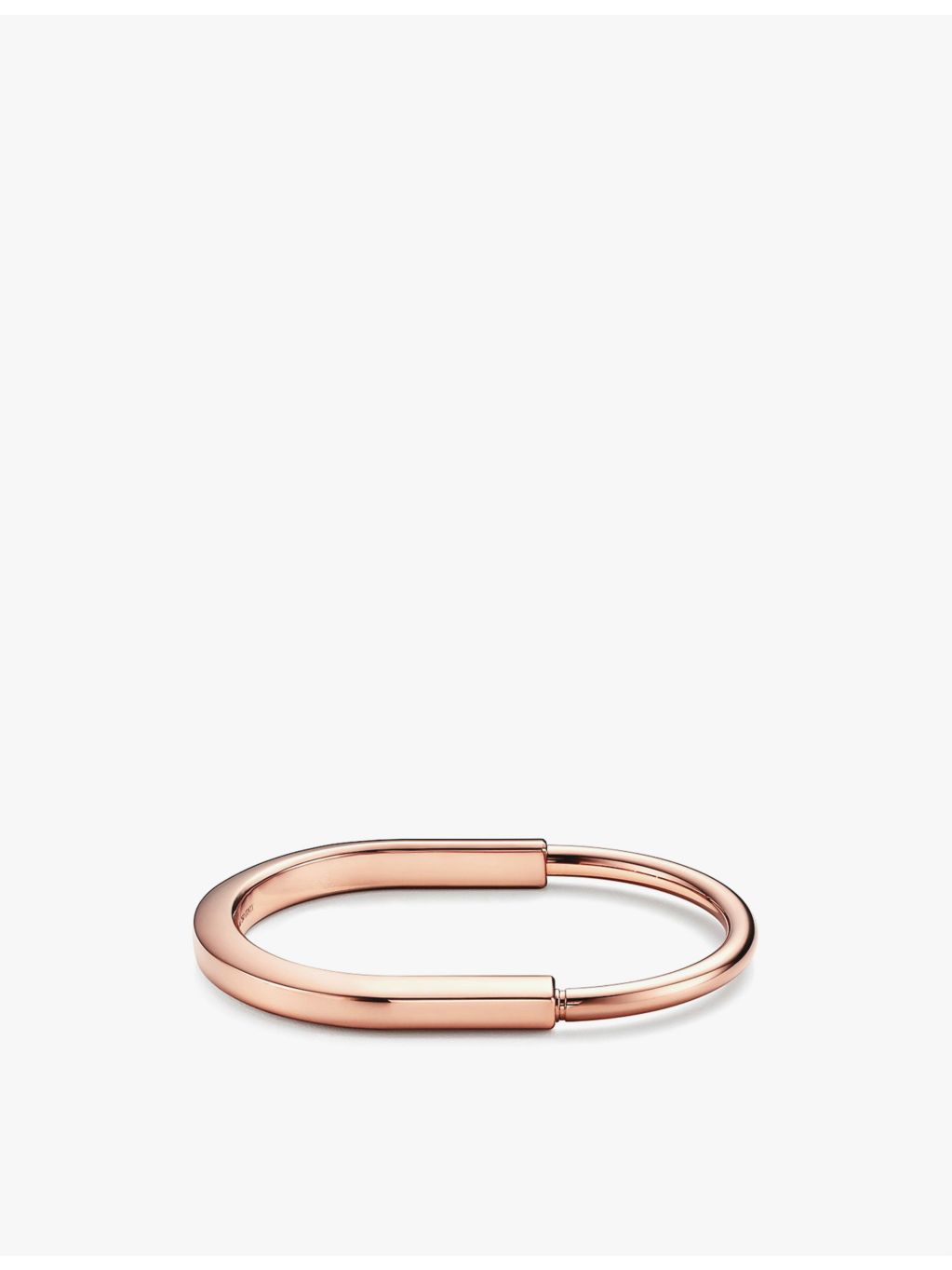 Tiffany & Co. Lock bangle bracelet 18ct rose-gold - British product