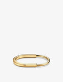 Tiffany & Co. Lock 18ct Yellow-Gold Bangle Bracelet