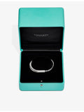 Tiffany & Co. Lock diamond bangle bracelet 18ct white gold, UK version