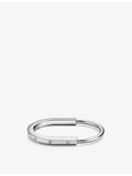 Tiffany & Co. Lock diamond bangle bracelet 18ct white gold, UK version