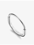 Tiffany & Co. Lock bangle bracelet 18ct white gold - British product