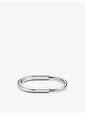 Tiffany & Co. Lock bangle bracelet 18ct white gold - British product