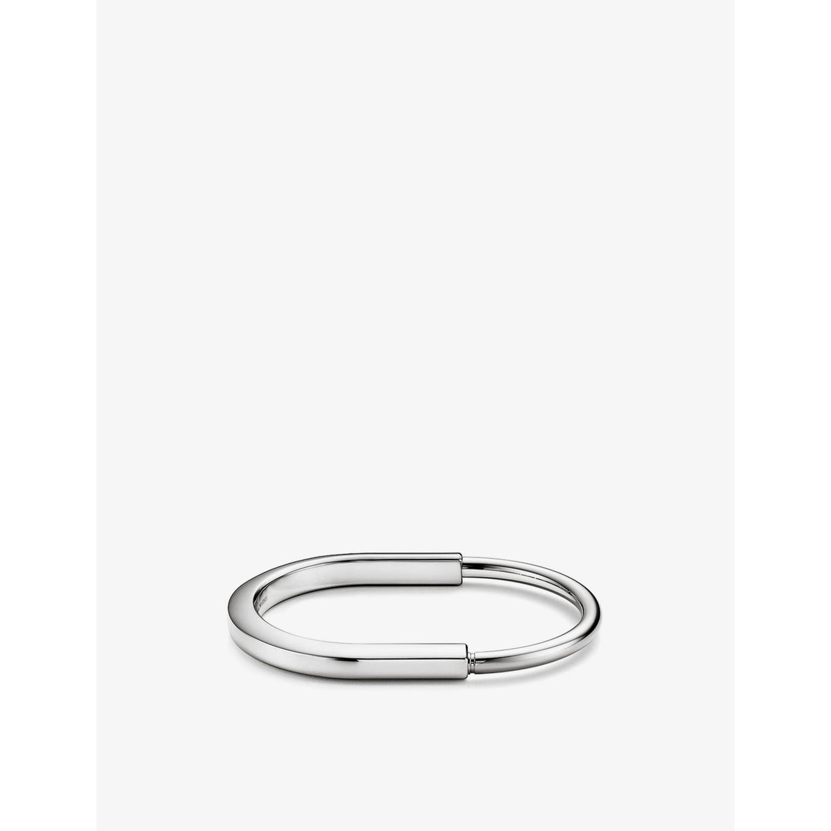Tiffany & Co. Lock bangle bracelet 18ct white gold - British product