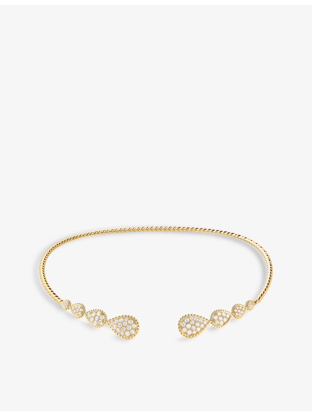 Boucheron Serpent Bohème diamond choker necklace 18ct yellow gold - British product