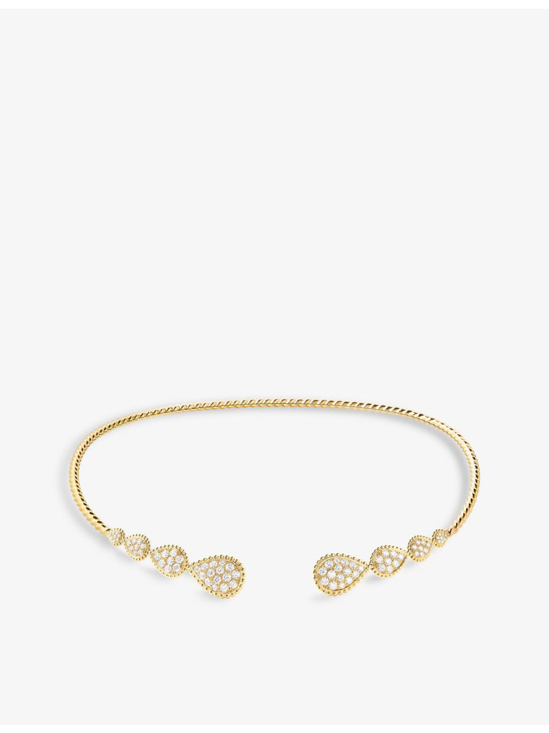 Boucheron Serpent Bohème diamond choker necklace 18ct yellow gold - British product
