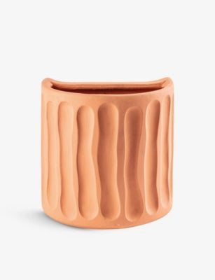 Seletti terracotta wall vase 25cm, imported from the UK