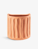 Seletti terracotta wall vase 25cm, imported from the UK