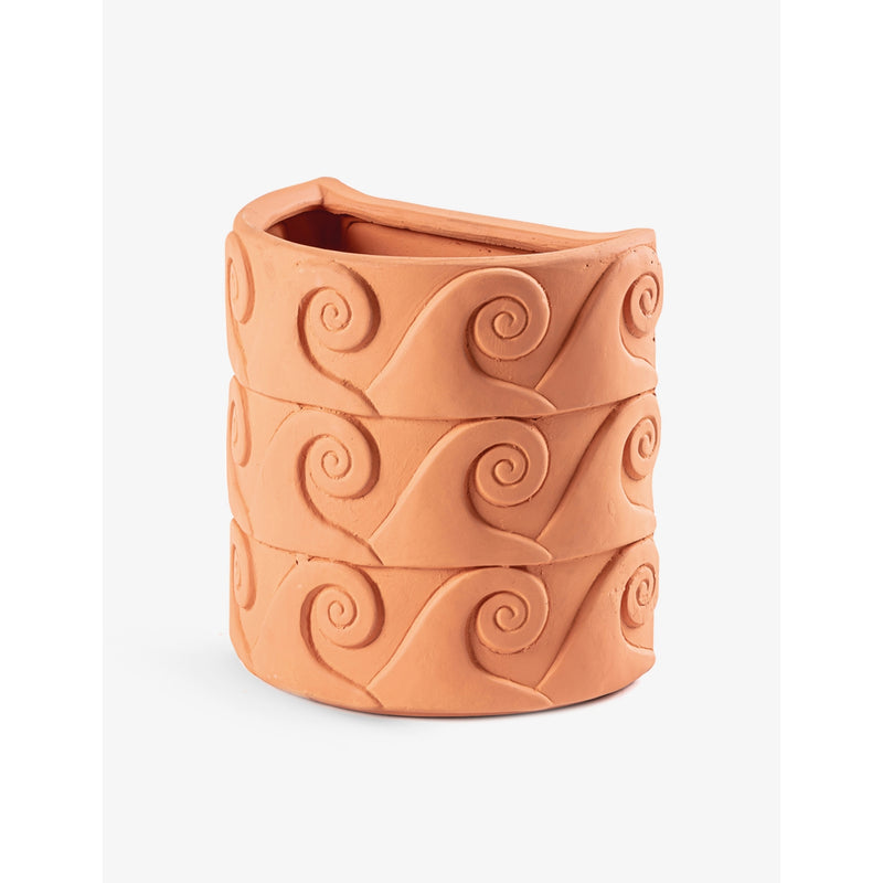 Seletti Magna Graecia terracotta wall vase 25cm (British brand)