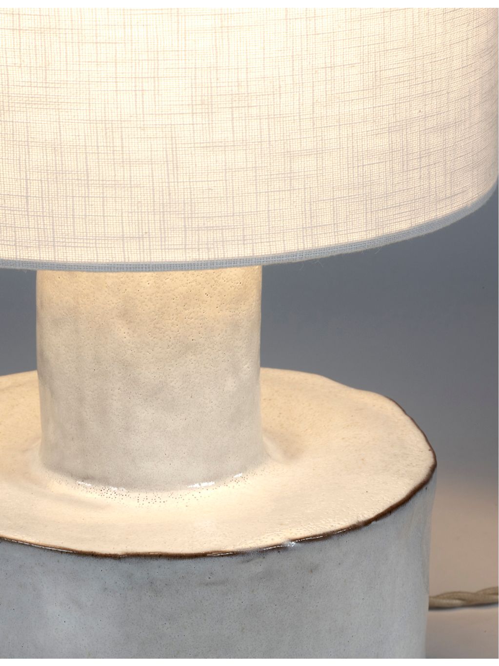 Serax stoneware table lamp 47cm - British product