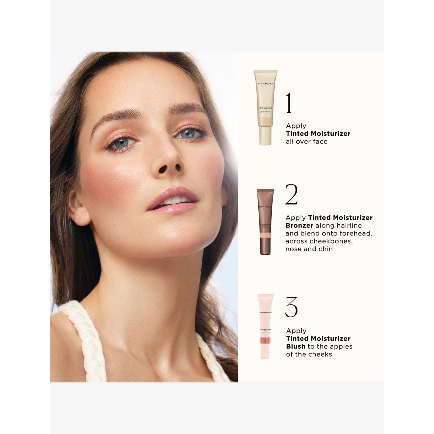 Laura Mercier tinted moisturiser bronzer 15ml (British brand)