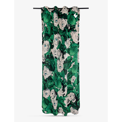 selfridges TOILETPAPER Rose-print Woven Curtains 140cm x 280cm- Buy online at McGrocer