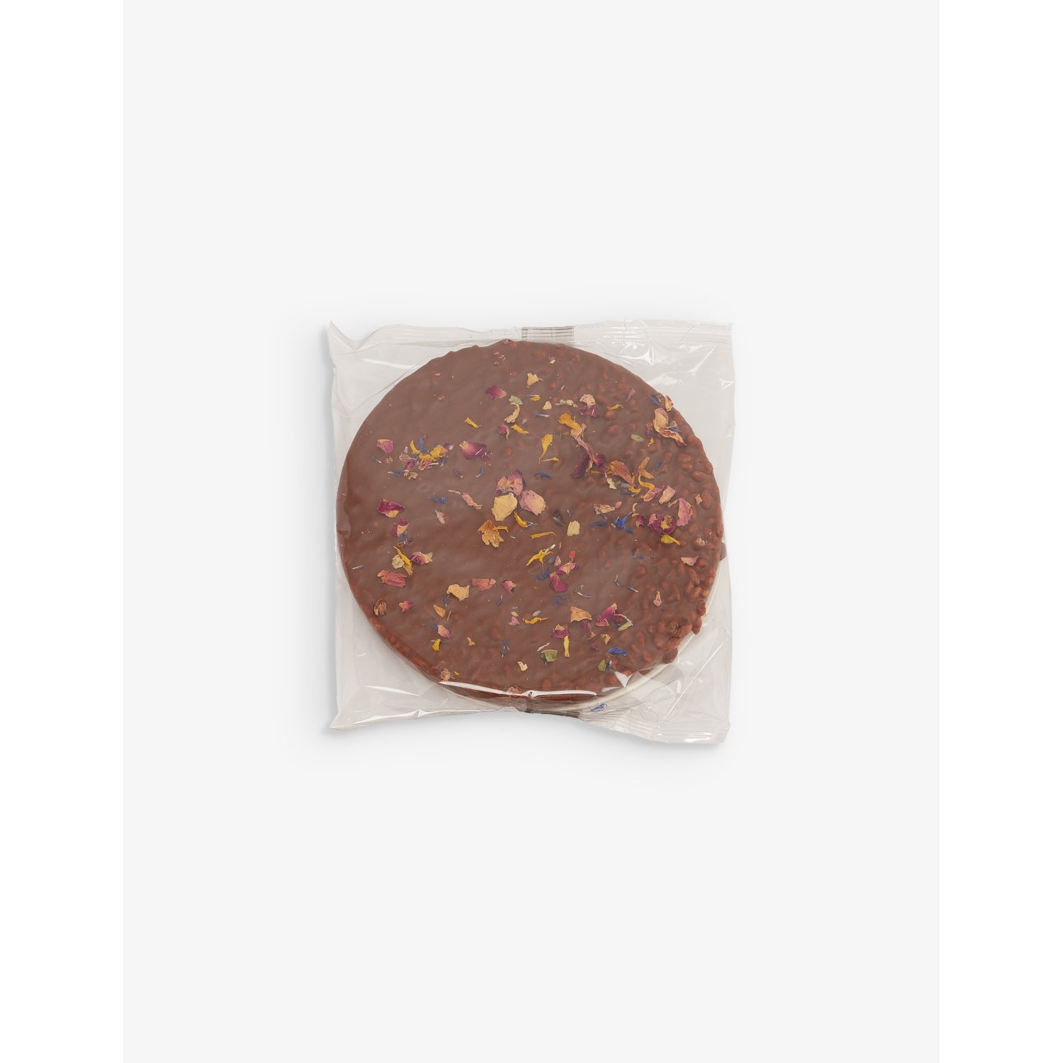 La Molina milk chocolate rice cake with edible flowers 480g (British brand)