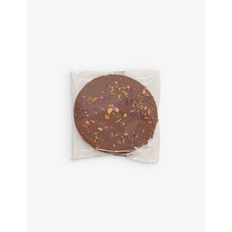 La Molina milk chocolate rice cake with edible flowers 480g (British brand)