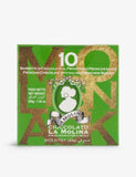 La Molina gianduja and pistachio chocolate bars, pack of 10, UK version