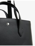 Montblanc leather tote bag with saffiano texture in calf leather (British brand)
