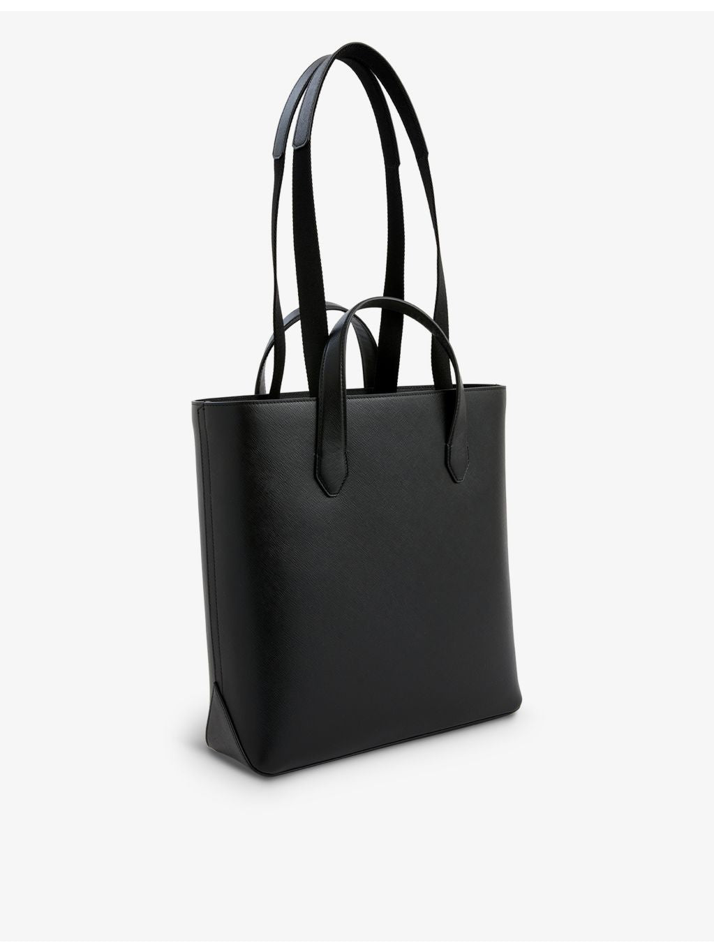 Montblanc leather tote bag with saffiano texture in calf leather (British brand)