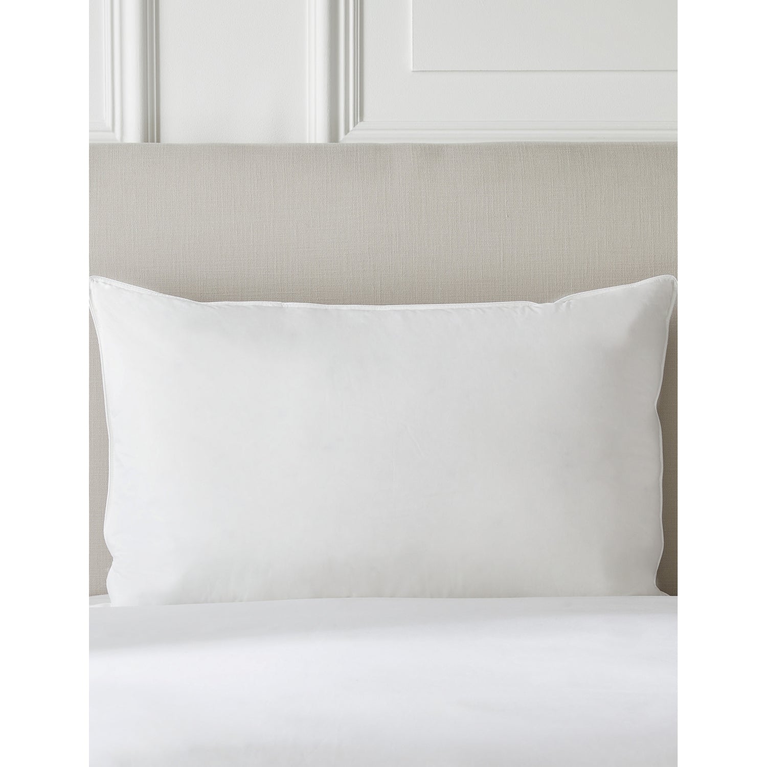 The White Company standard goose-down pillow 50cm x 75cm, UK version