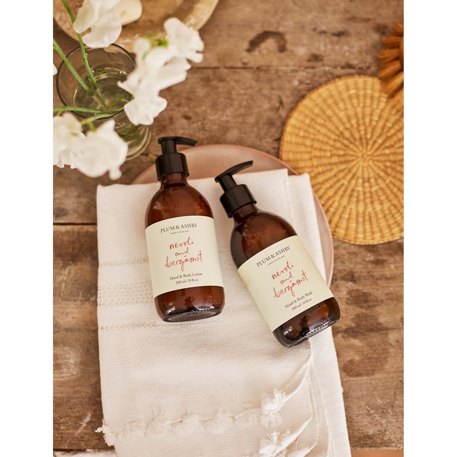 Plum & Ashby Neroli & Bergamot lotion 300ml (British brand)