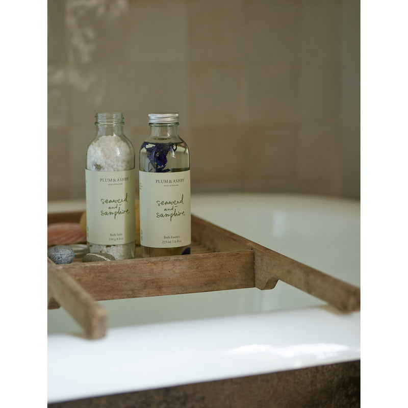 Plum & Ashby seaweed samphire bath salts 250g, imported from the UK