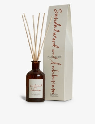 Plum & Ashby Sandalwood Labdanum reed diffuser 100ml, imported from the UK