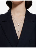 Boucheron pendant necklace 18ct white-gold 0.24ct diamonds (British brand)
