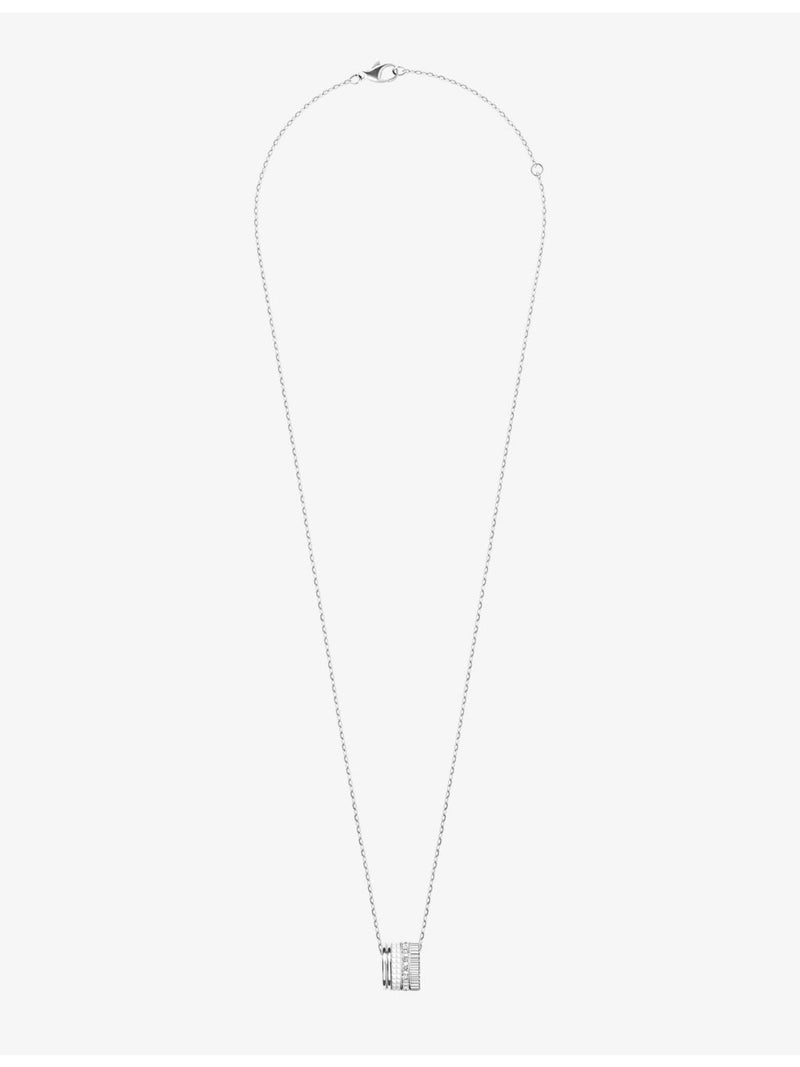Boucheron pendant necklace 18ct white-gold 0.24ct diamonds (British brand)