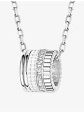 Boucheron pendant necklace 18ct white-gold 0.24ct diamonds (British brand)