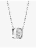 Boucheron pendant necklace 18ct white-gold 0.24ct diamonds (British brand)