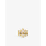 Serpent Bohème 18ct yellow-gold and 0.5ct diamond ring - K