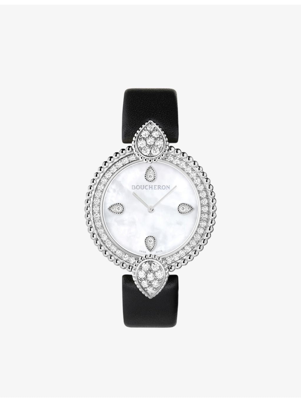Boucheron Serpent Bohème diamond leather watch 32mm, UK version