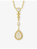 Boucheron Serpent Bohème 18ct gold diamond pendant necklace 50cm - British product