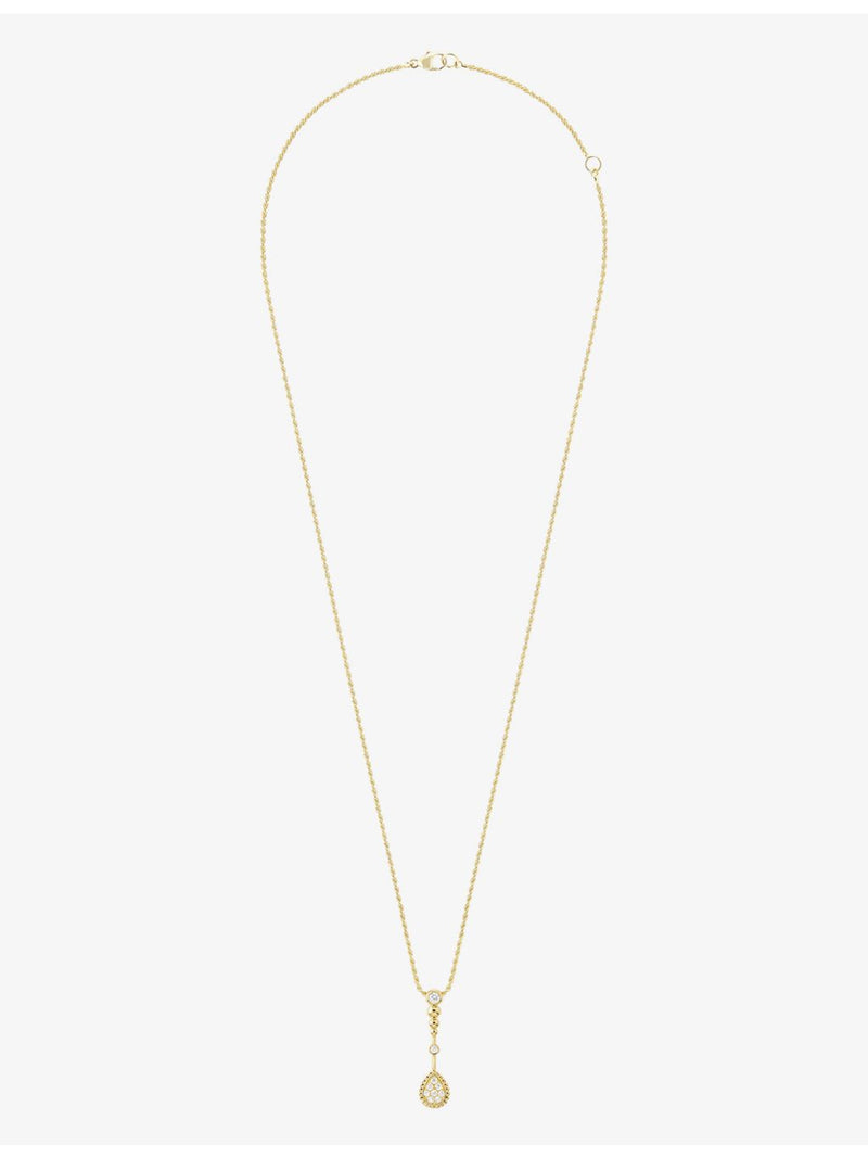 Boucheron Serpent Bohème 18ct gold diamond pendant necklace 50cm - British product