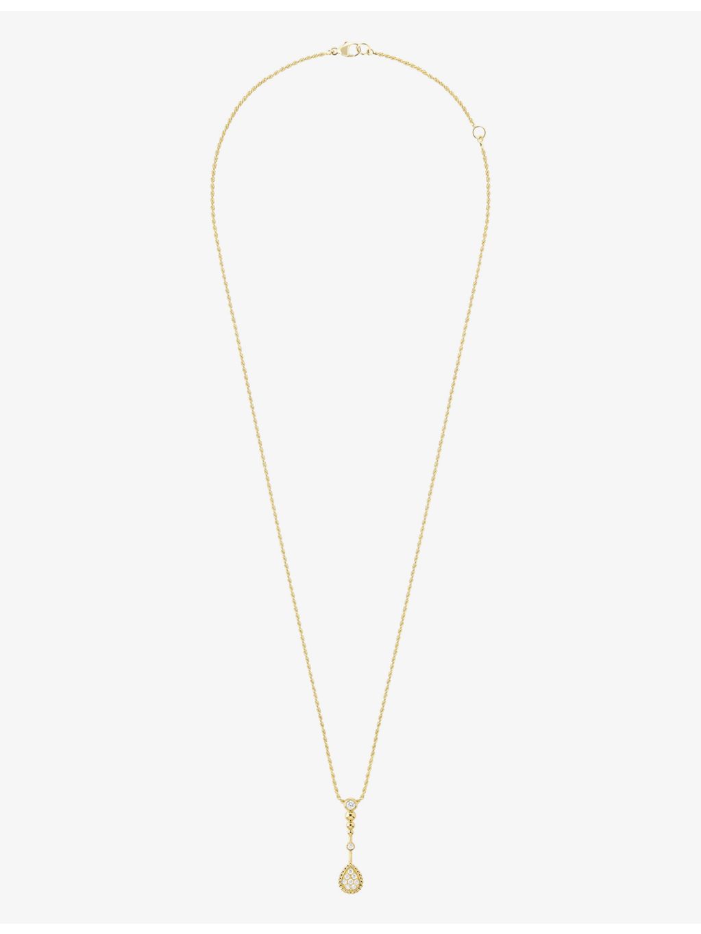 Boucheron Serpent Bohème 18ct gold diamond pendant necklace 50cm - British product