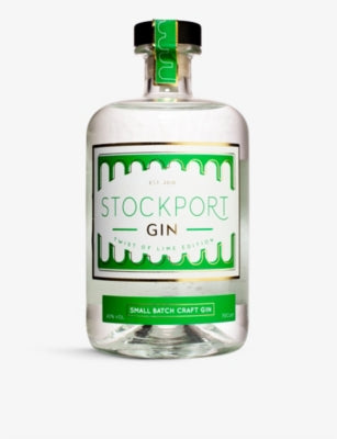 Stockport Gin Twist of Lime dry gin 700ml, imported from the UK