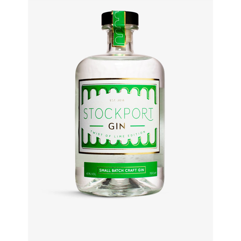 Stockport Gin Twist of Lime dry gin 700ml, imported from the UK