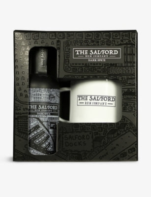 Salford dark spice rum gift set 200ml - British product