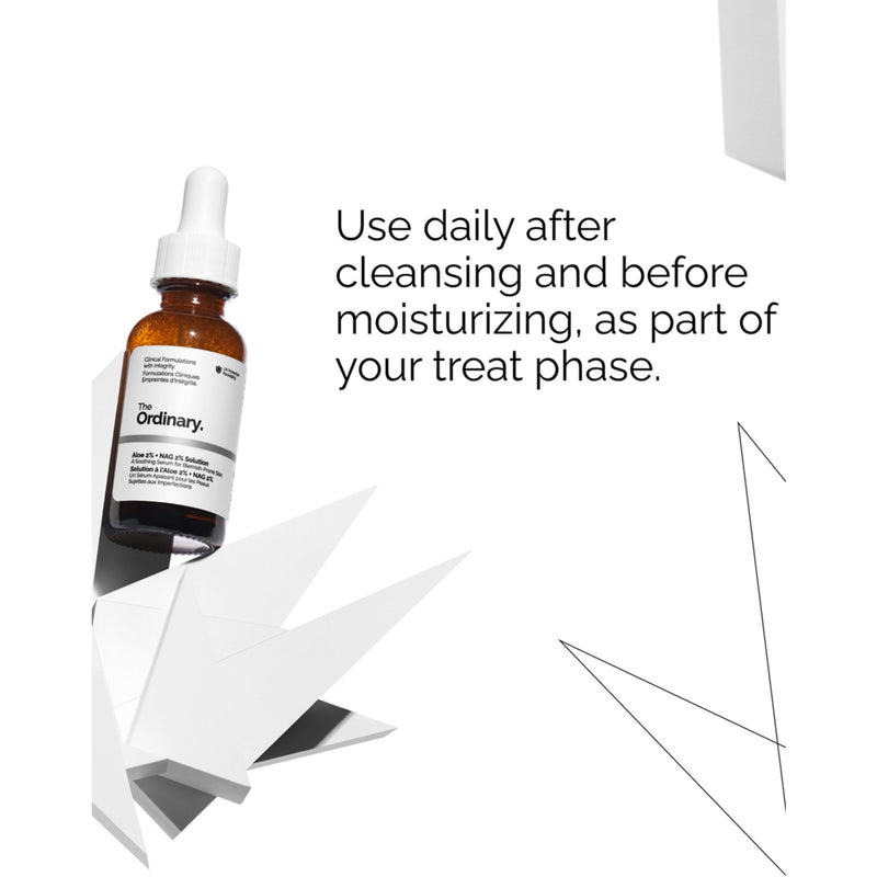 The Ordinary Aloe 2% and NAG 2% solution 30ml (British brand)