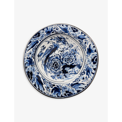 selfridges Diesel Living with Seletti Classics On Acid Flower Bird Porcelain Soup Bowl 25cm- Buy online at McGrocer