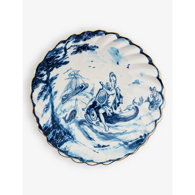 selfridges Diesel Living with Seletti Classics On Acid Delfino Porcelain Plate 25.5cm- Buy online at McGrocer
