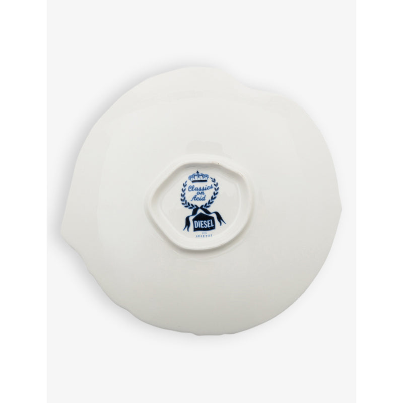 Diesel Living Seletti deer print porcelain dessert plate 21cm (British brand)