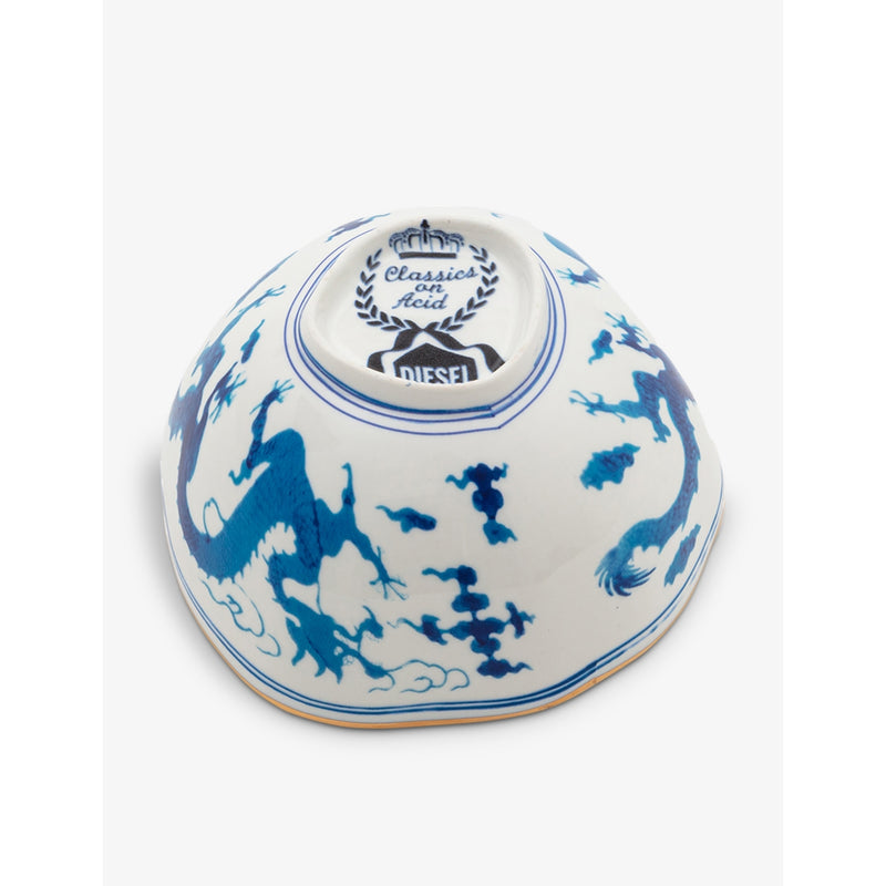 Diesel Living porcelain bowl with dragon print 12cm - British product