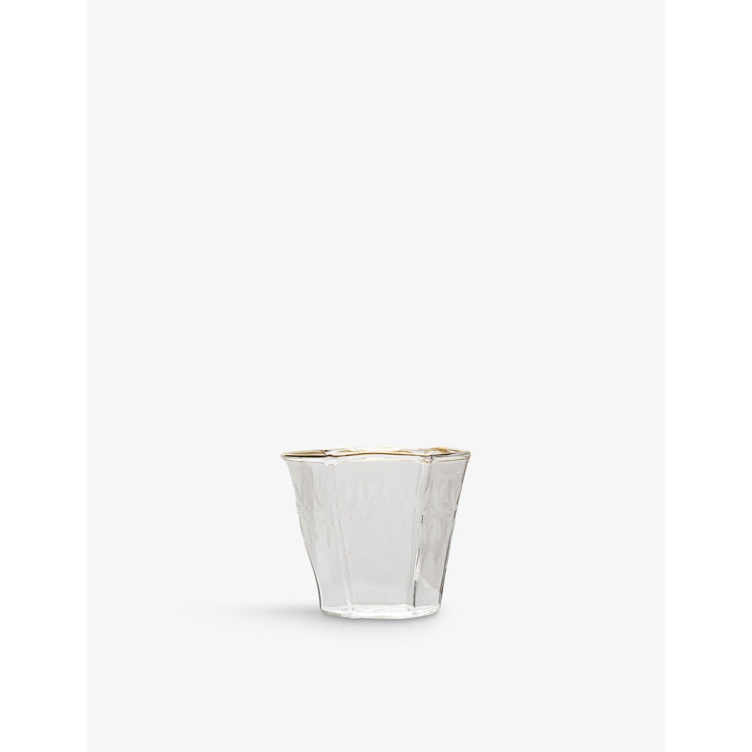 Seletti Diesel Living water glass distorted hammered 9.5cm (British brand)