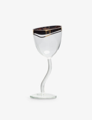 Seletti Regal wine glass 19.5cm, imported from the UK