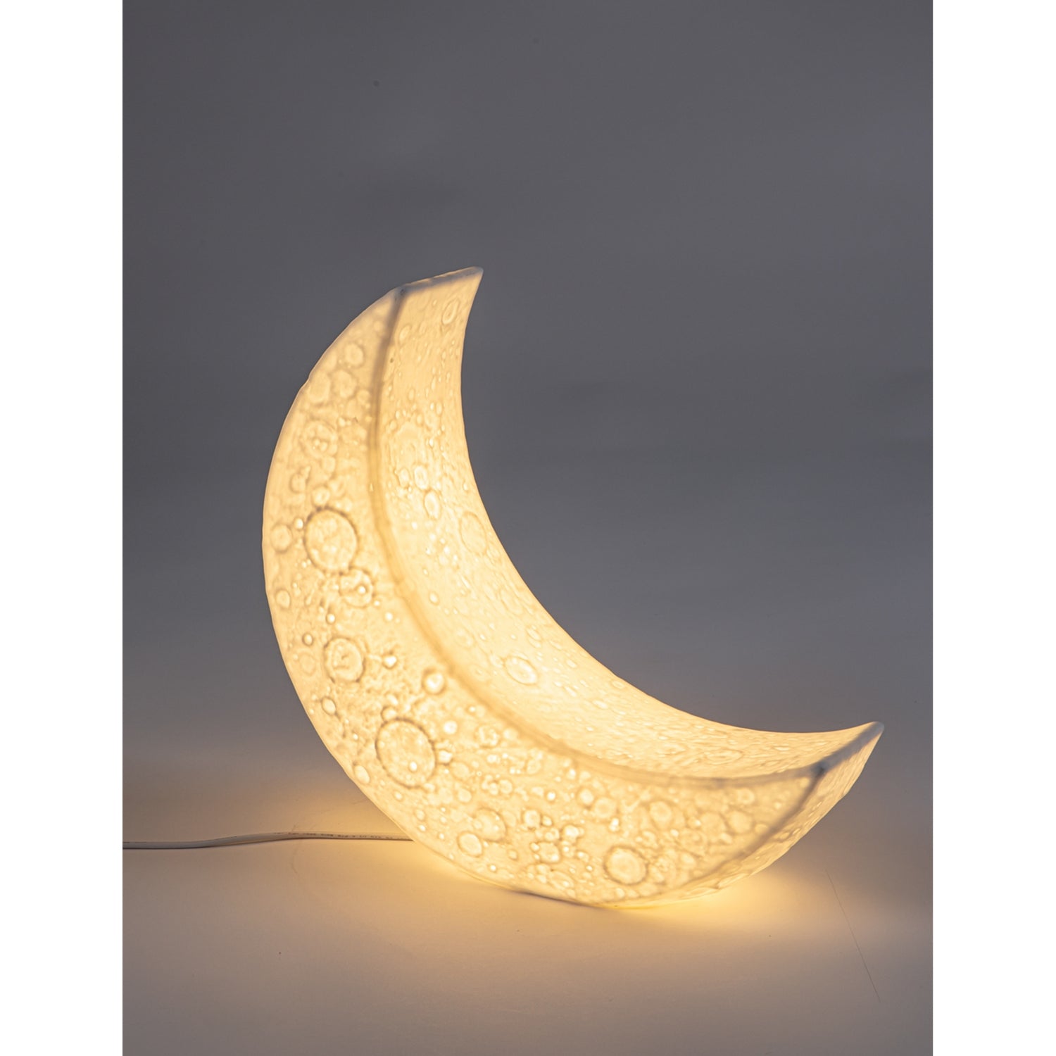 Seletti My Little Moon crescent table lamp 33cm (British brand)