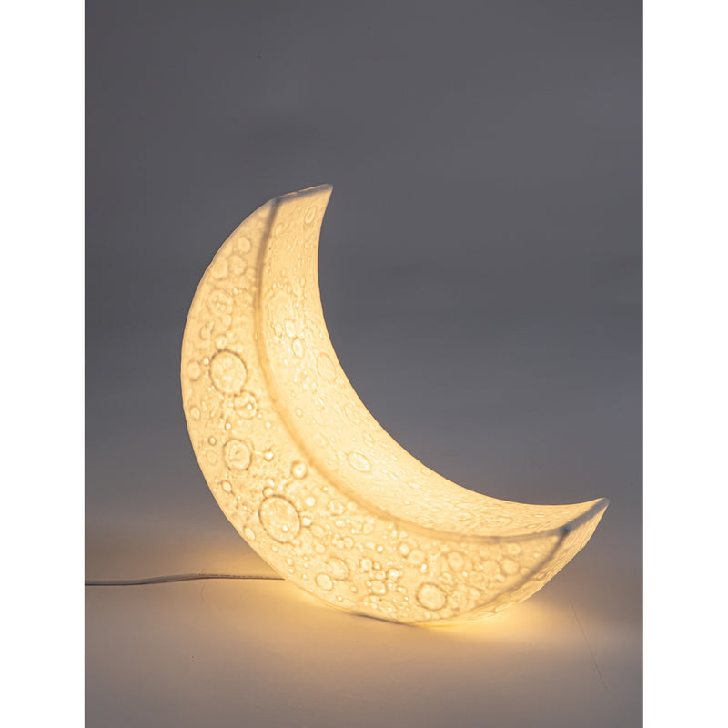 Seletti My Little Moon crescent table lamp 33cm (British brand)