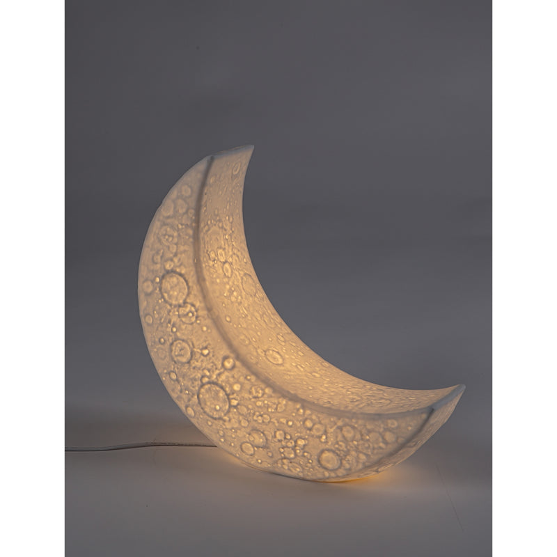 Seletti My Little Moon crescent table lamp 33cm (British brand)