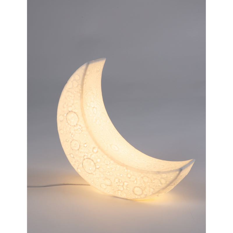 Seletti My Little Moon crescent table lamp 33cm (British brand)